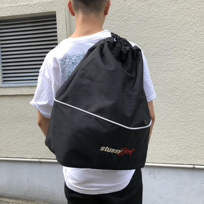 ステューシー STUSSY ナップサック リュック ブラック