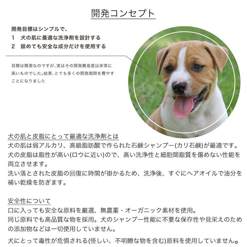犬用 Confidante オーガニックシャンプー ローズの香り Sql