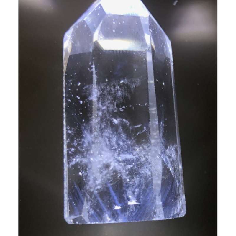 透明藍針入ヒマラヤ水晶GaneshHimalクォーツin karatebih.ba