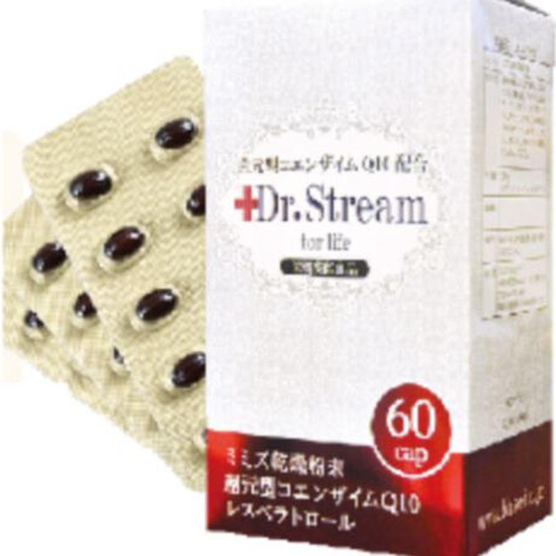 Dr Stream 還元型コエンザイムq10 ミミズ乾燥粉末配合 ビタミンb D E配合
