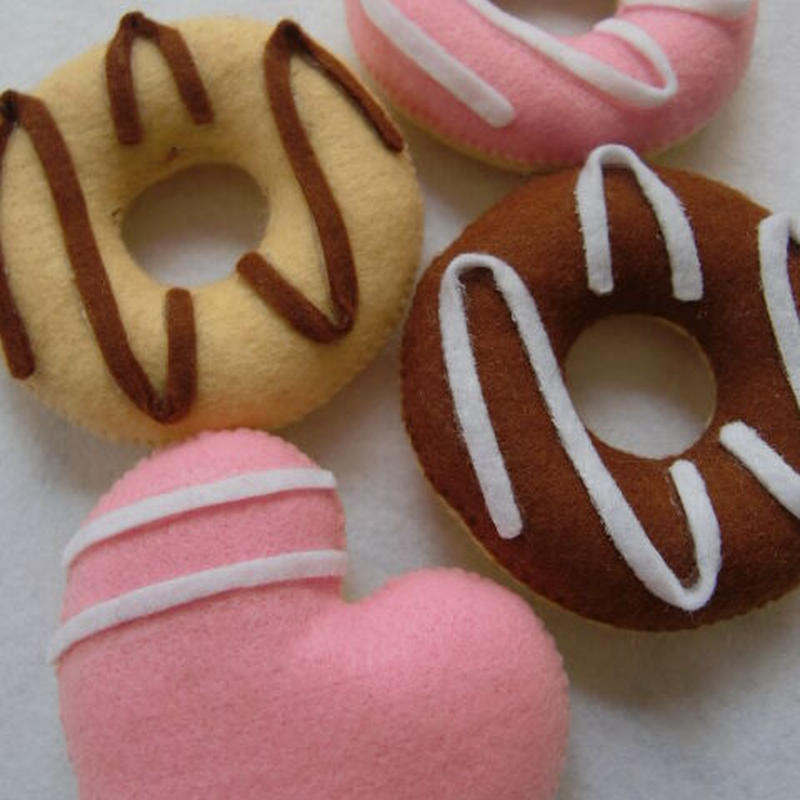 Shido Rico フェルトで作るドーナツ屋さんセット 型紙 レシピ Shido Rico