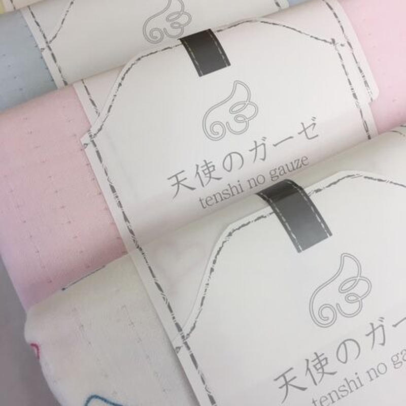 出産のお祝いに 赤ちゃんがいるお家への手土産にも 天使のガーゼ フェイスタオル 990円