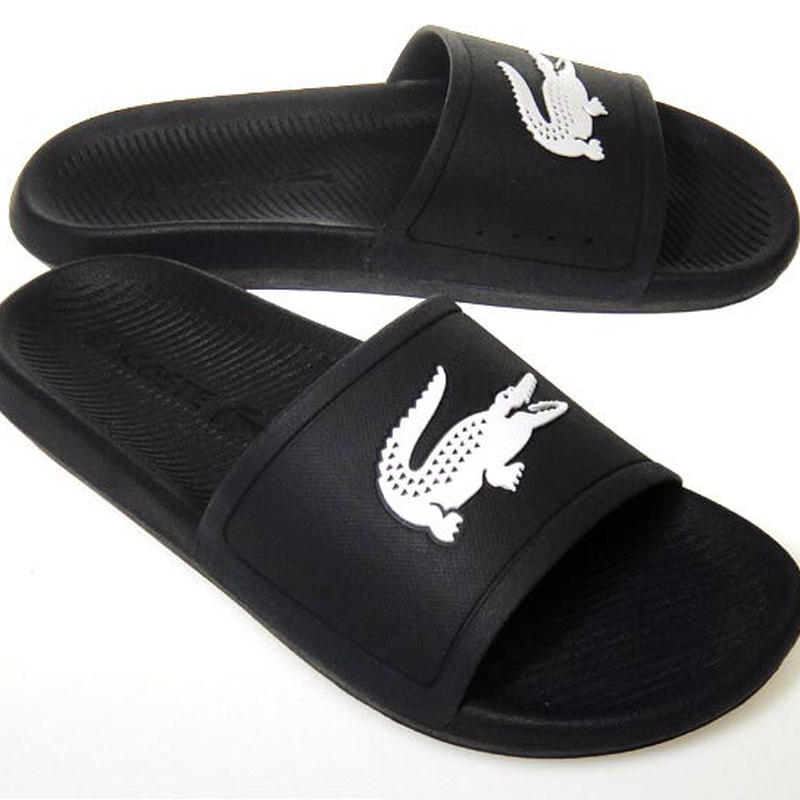 ラコステ サンダル メンズスポーツ Croco Slide ネイビー Lacoste Cma0