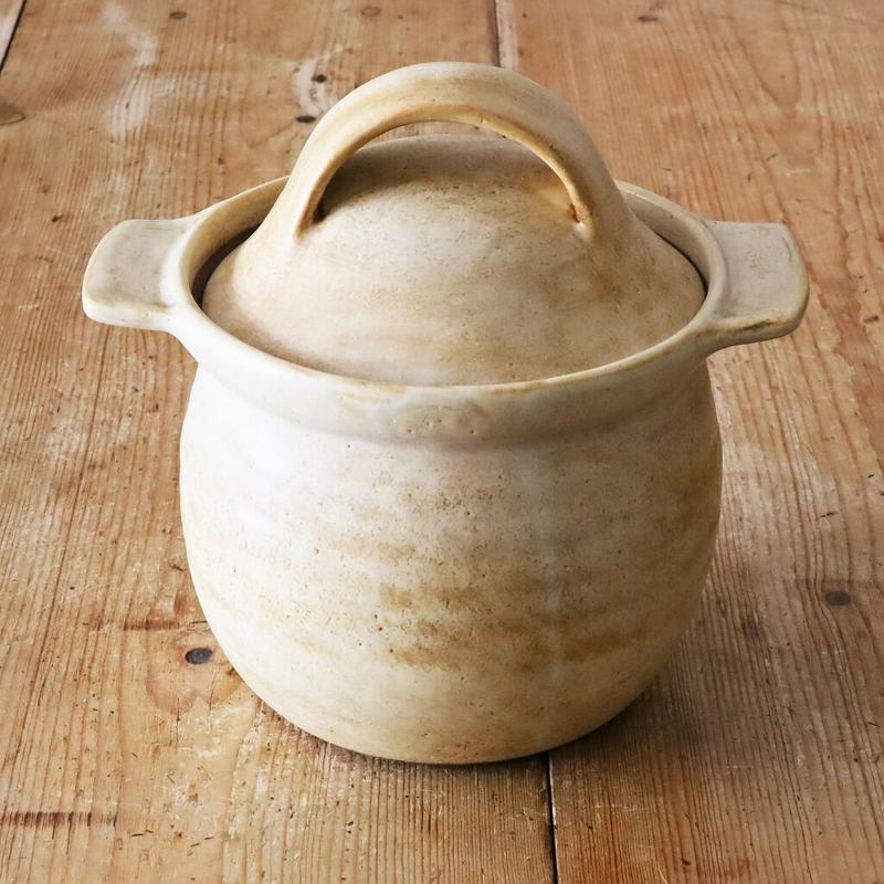 鈴木史子 ぽってりとした土鍋 / 作家もの 陶芸 ナチュラル