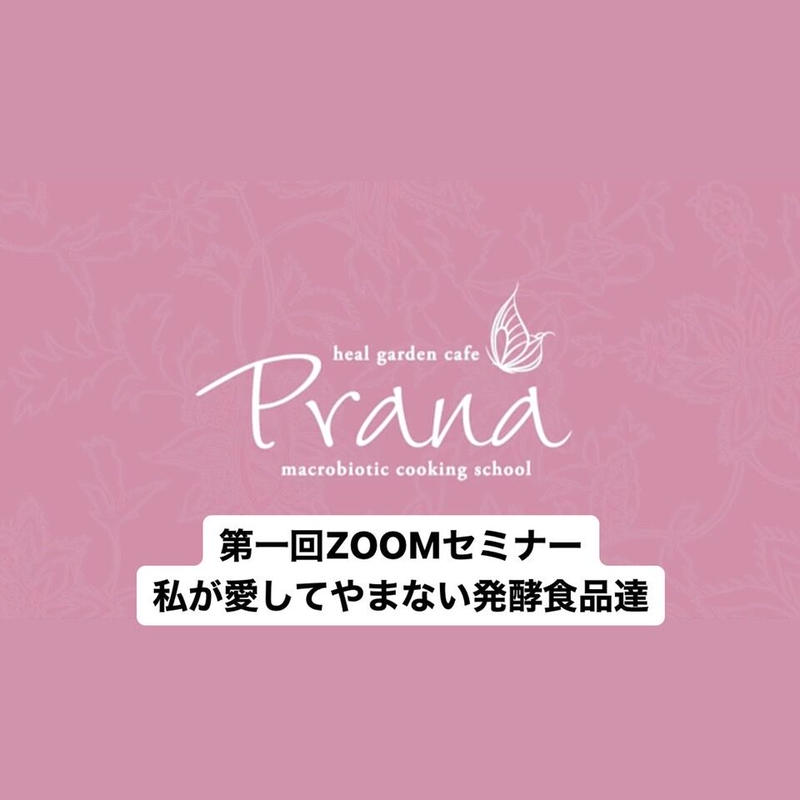 録画 第一回セミナー 私が愛してやまない発酵食品たち Prana公式ネットショップ
