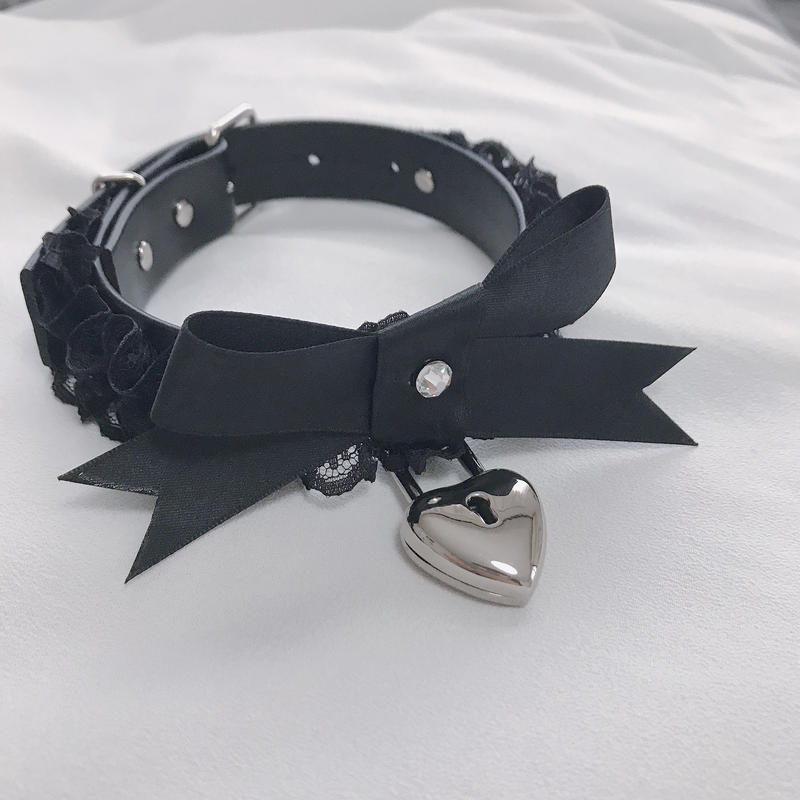 甘えんぼチョーカー Black Black リードなし Nyao おしゃれでかわ