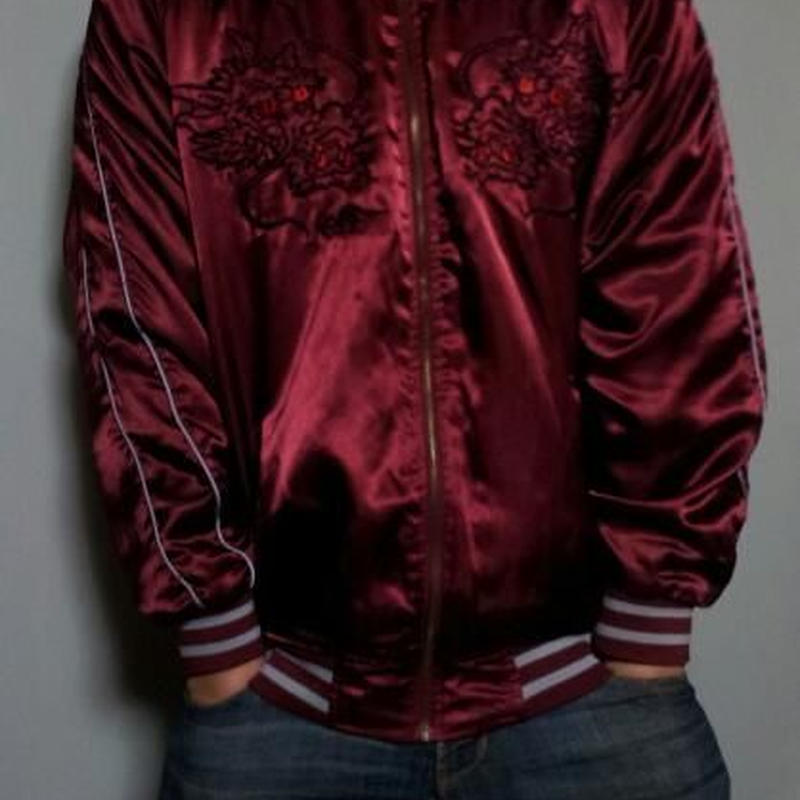 スカジャン 赤 Shopxxx