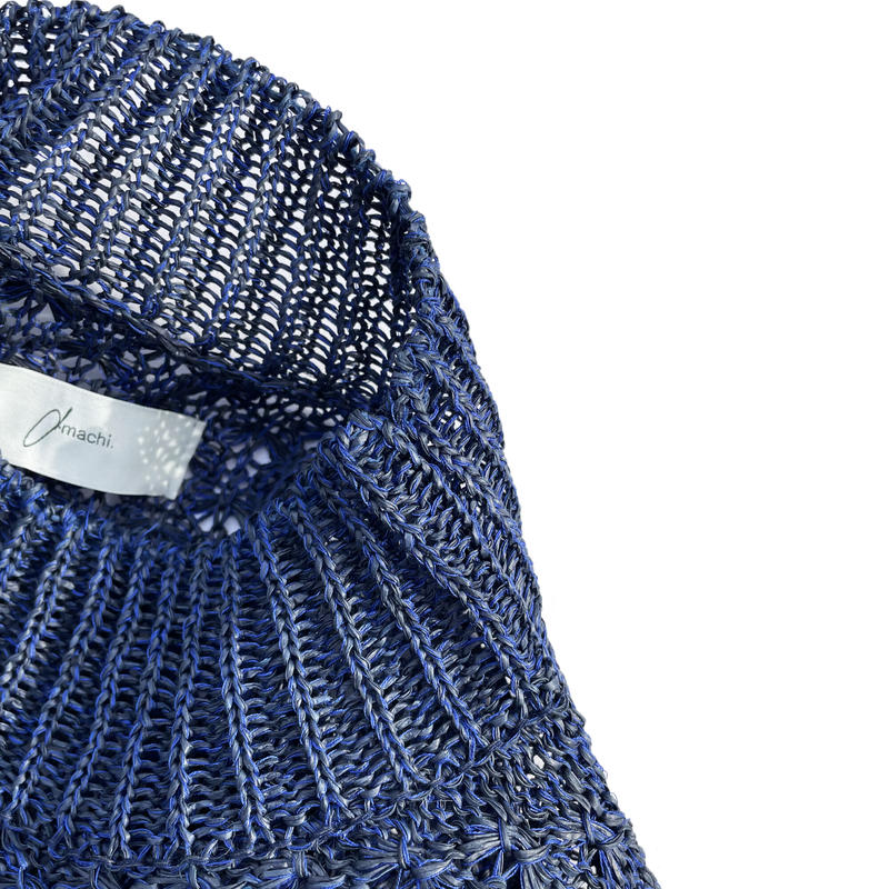 amachi. 和紙ニットポンチョ | eyeshow.fr