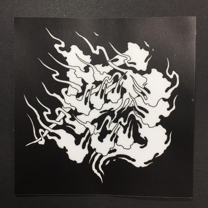 無 ステッカー 白文字 Sixty Sixx 無 ステッカー 白文字 Sixty Sixx