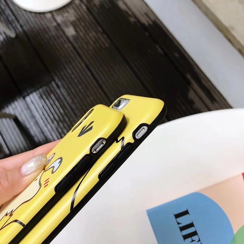 困った顔のコダックiphoneケース ポケモン カバー 黄色 Smarth Heaven