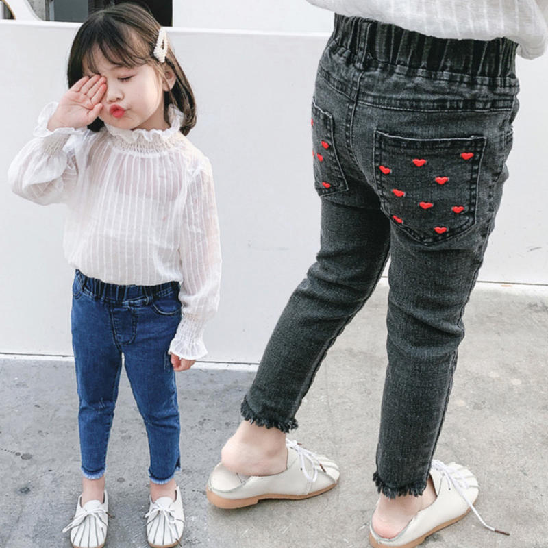 Kids ﾊﾞｯｸﾎﾟｹｯﾄﾊｰﾄﾃﾞｻﾞｲﾝﾃﾞﾆﾑﾊﾟﾝﾂ ﾌﾞﾗｯｸ Smilek