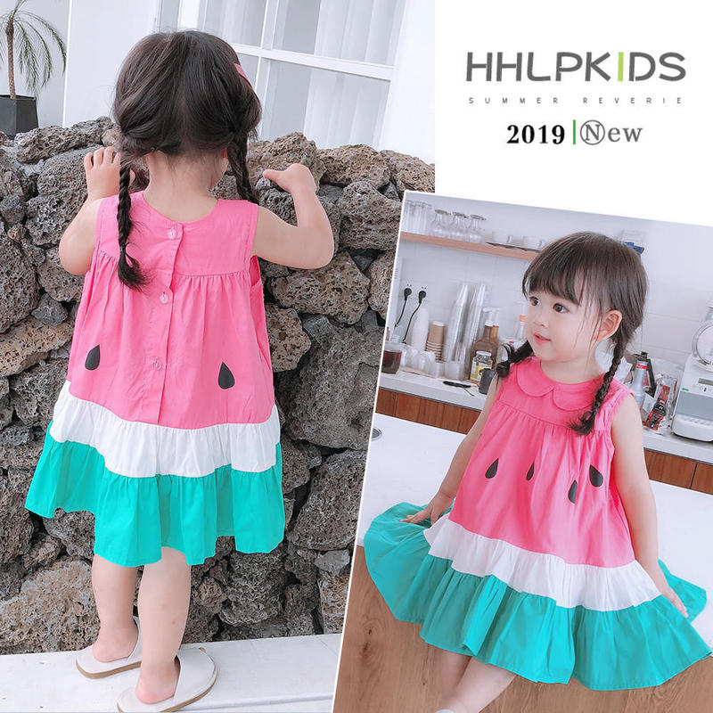 再入荷 Kids ｽｲｶ柄ﾃﾞｻﾞｲﾝﾜﾝﾋﾟｰｽ 292 Smilekids8