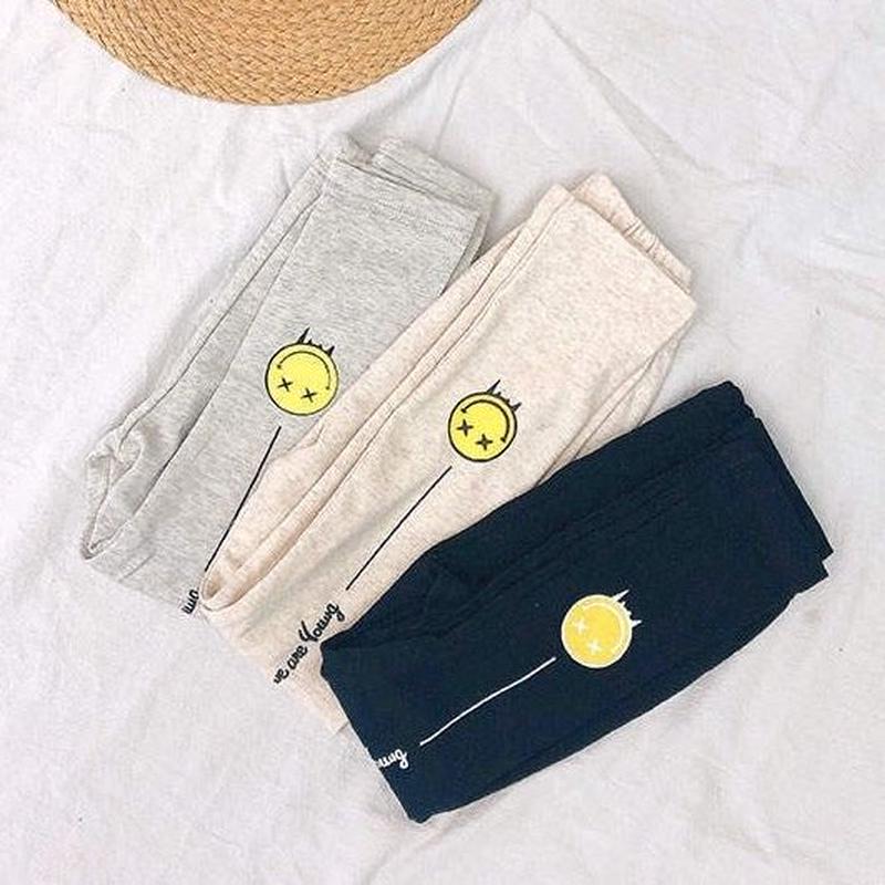 再再再再再再入荷 Kids 英字ﾌﾟﾘﾝﾄﾆｺちゃんｼﾝﾌﾟﾙﾚｷﾞﾝｽ ﾍﾞｰｼﾞｭ 98