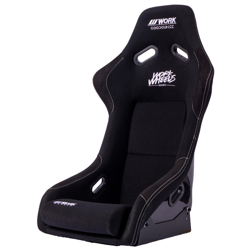 Work Wheels Goodgunコラボモデル 標準生地 フルバケットシート カラー ブラ