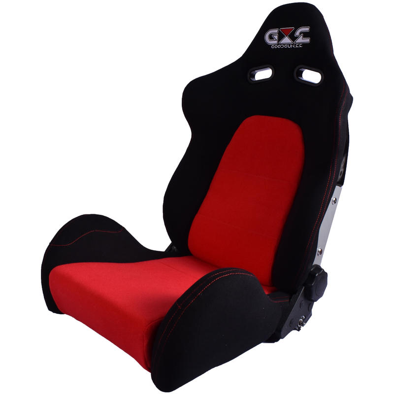 Goodgunオリジナル 標準生地 セミバケットシート カラー ブラック レッド Good