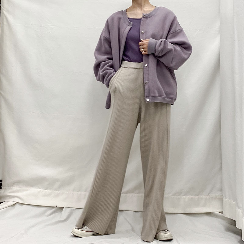 ﾚｰﾖﾝ ﾎﾟﾘｴｽﾃﾙ ﾅｲﾛﾝ ﾆｯﾄ ﾘﾌﾞ 天竺ﾊﾟﾝﾂ