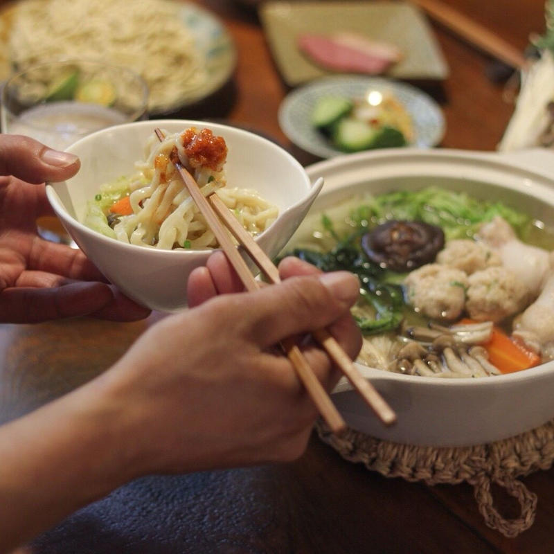 鍋専用沖縄そばセット3食 Loveパクチーソース付き Okinawa Soba Eibun