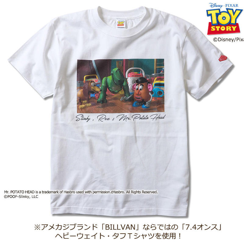 Billvan トイ ストーリー コレクションｔシャツ 003 スリンキー ミスターポテトヘッ