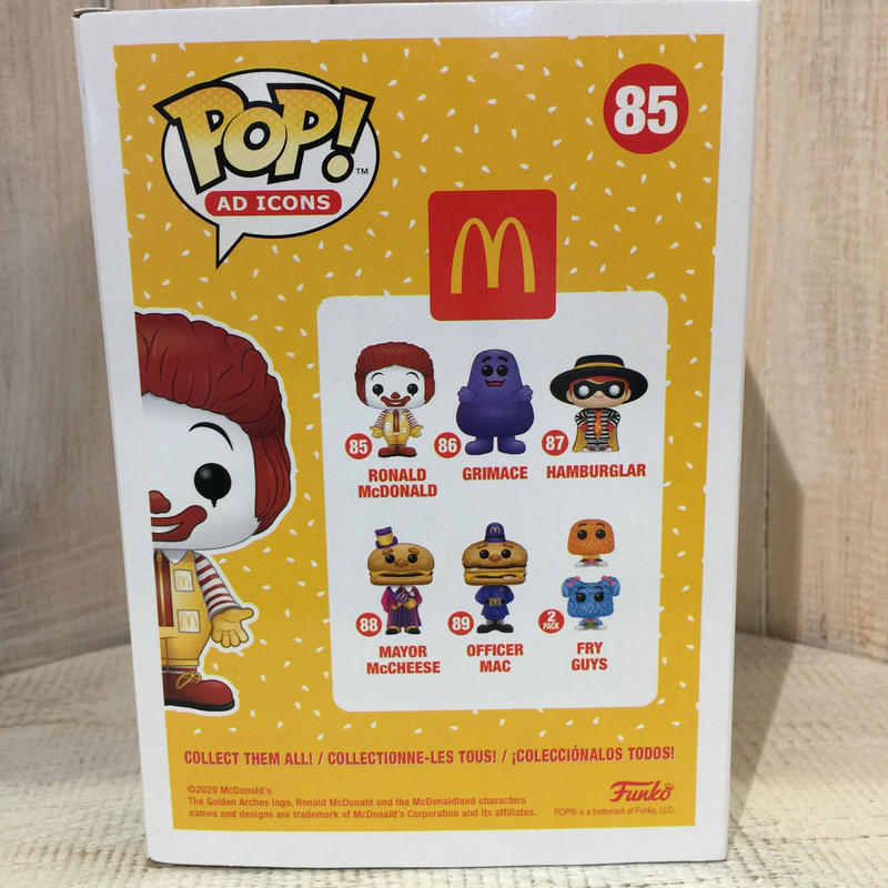 マクドナルド Funko Pop ドナルド マクドナルド ファンコ ポップ Mcdonal