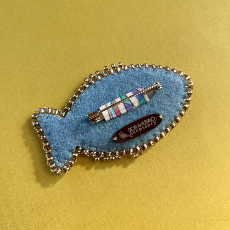 オーダー対応 Brooch Colorful Dream Fish カラフルなお魚ブローチ オーダー対応 Brooch Colorful Dream Fish カラフルなお魚ブローチ