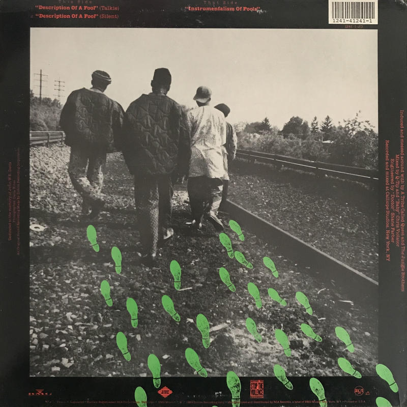 激安の A Tribe Called Quest Description Of A Fool Qtip本人直筆サイン入り1stシングル