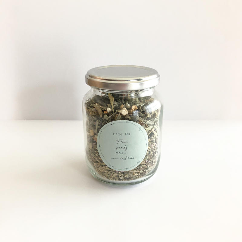 ハーブティーflow 瓶入りリーフ50g Sova