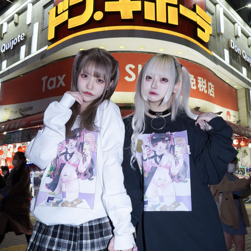 やっち確定地雷系ロンt Black S Xsocks やっち確定地雷系ロンt Black S Xsocks