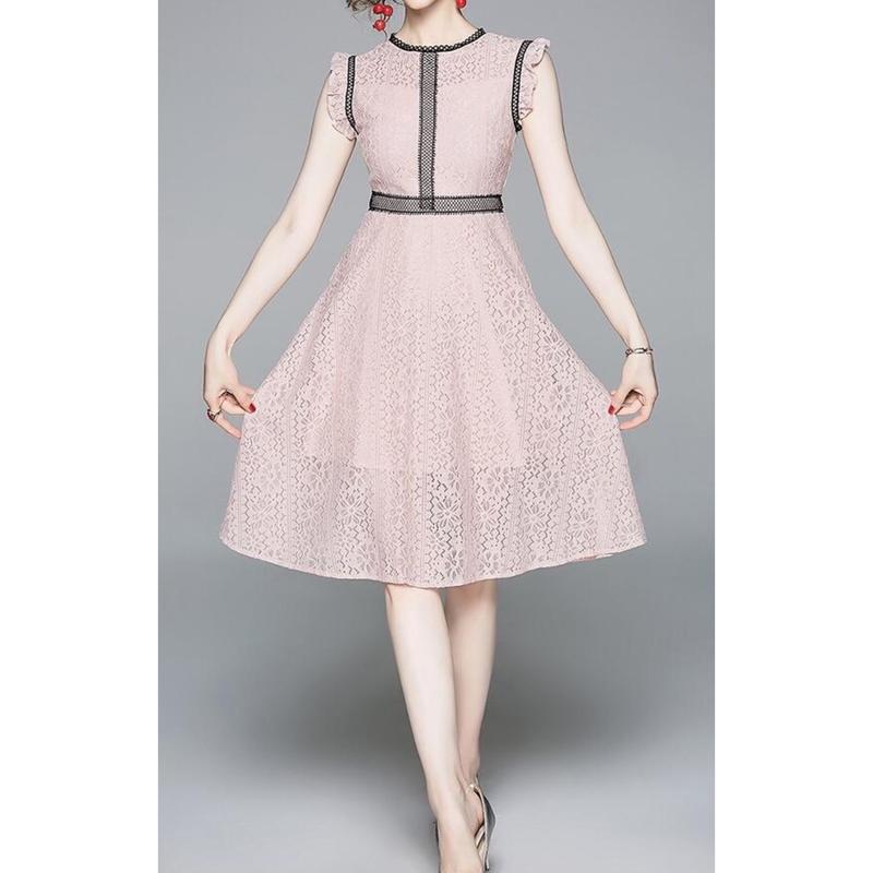 ピンク総レースワンピース Select Shop Ruban ピンク総レースワンピース Select Shop Ruban