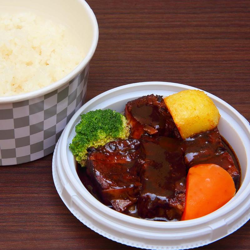 やわらかく煮込んだビーフシチュー ライス 東京ベイ舞浜ホテル ホームデリバリーサービス やわらかく煮込んだビーフシチュー ライス 東京ベイ舞浜ホテル ホームデリバリーサービス