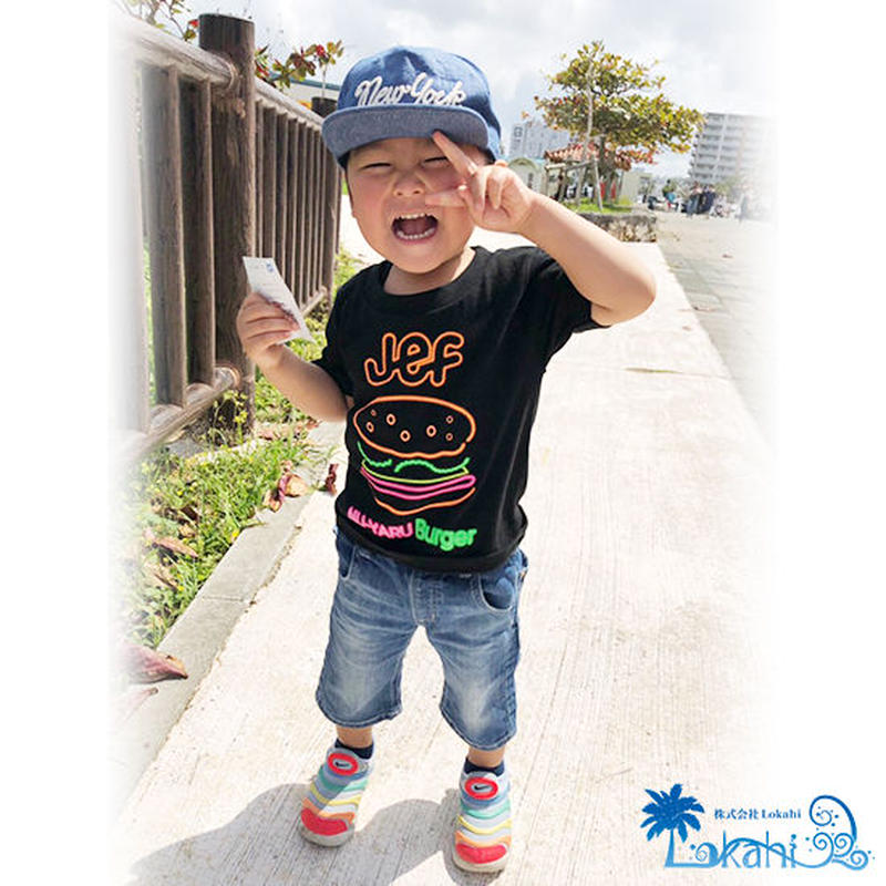 沖縄限定 Jefキッズｔシャツ ネオン ロゴ 沖縄物産品オンラインショップ Lokahi