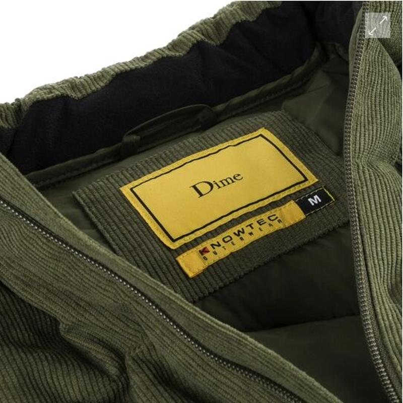16350円本物 セール 激安 直営 店 通販 Dime Coduroy Wave Puffer