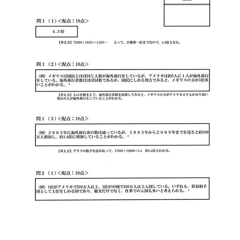 Pdfデータ アルペ記述読解教室 都立適性検査 資料問題 3回セット アルペ記述読解教室
