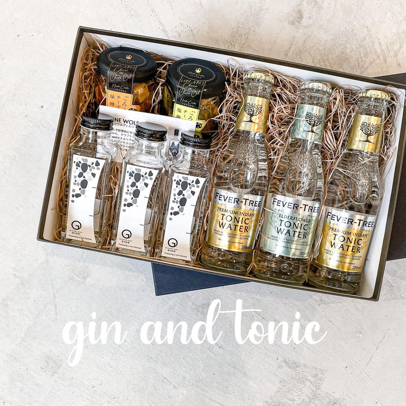 ジントニック飲み比べ おつまみ セット Bartender Select Gion