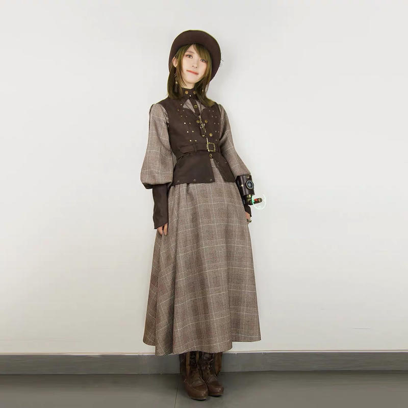 熠さんの鳥籠 スチームパンク風ワンピース 蒸気傑克 スチームジャッキー