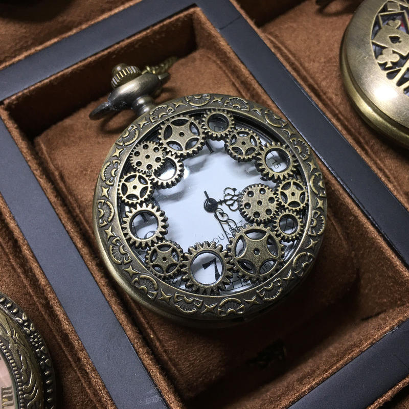 歯車に囲まれた懐中時計 蒸気傑克 スチームジャッキー