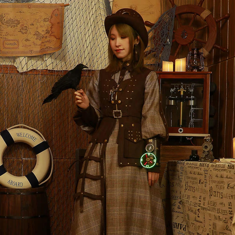 熠さんの鳥籠 スチームパンク風ワンピース 蒸気傑克 スチームジャッキー