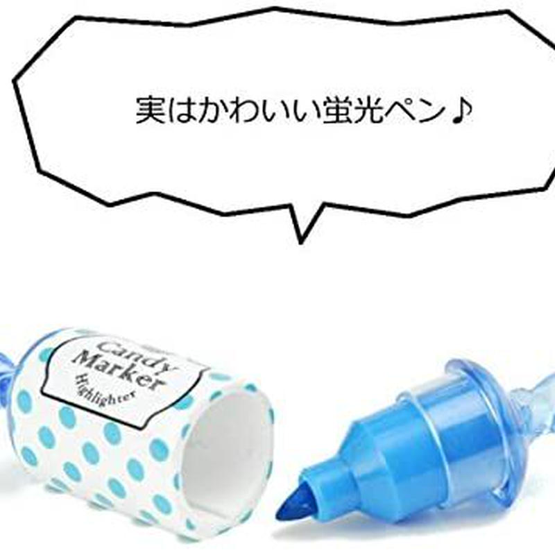 キャンディーマーカー Candy Marker カラフルな蛍光ペン 15個セット ポップ 文具