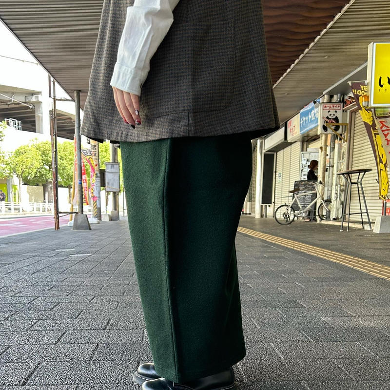 LUTZ HUELLE ライムグリーン ワイドパジャマパンツ | graficapgm.com.br