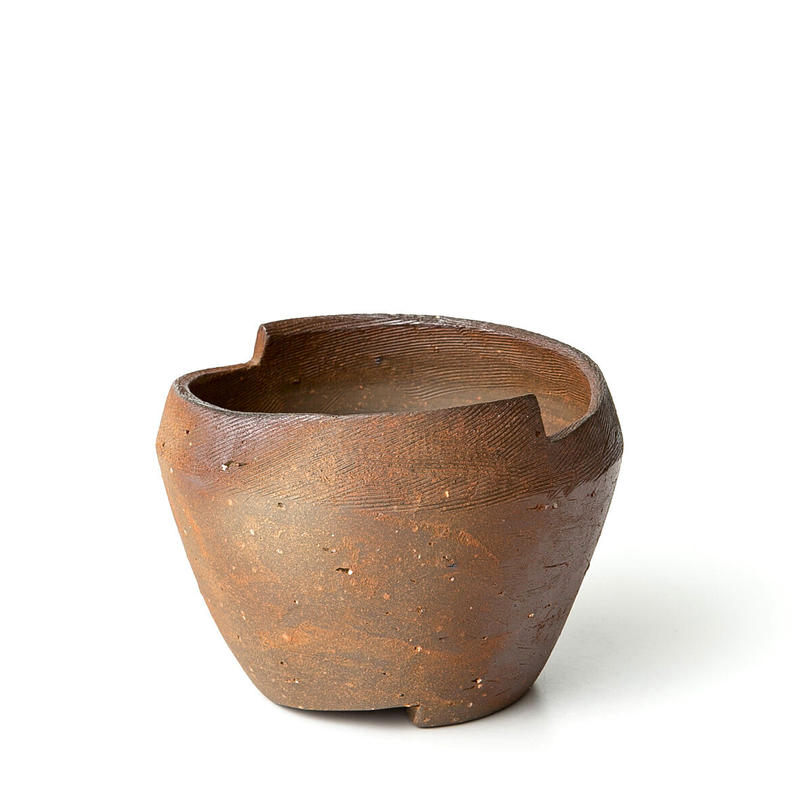 備前焼ポット【山本年信】