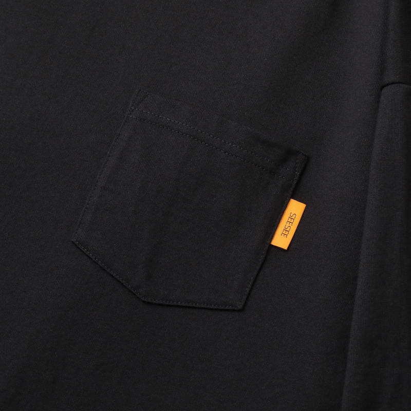 SEE SEE SUPER BIG FLAT SS POCKET TEE | www.proesmin.com