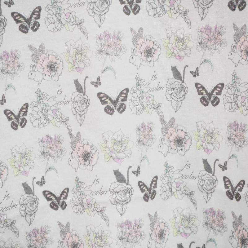 マスク柄連動ロングスリーブtシャツ Scolar Vogue Store