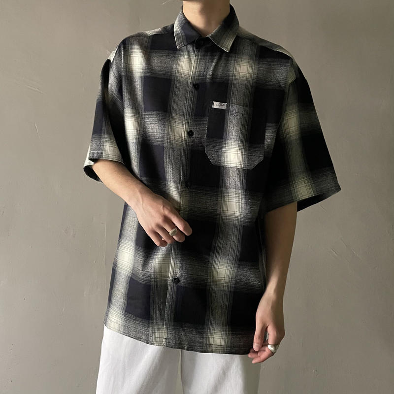 窪塚洋介着用 CALTOP OMBRE CHECK SHIRTS