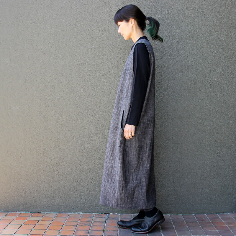 アトリエナルセ コットンスラブ ジャンパースカート 配送 アトリエ