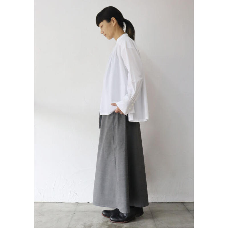 homspun ホームスパン ウールトロピカルクロス裏付きフレアースカート 充実の品 ホームスパンウールトロピカルクロスワンピース Homespun ひざ丈ワンピース