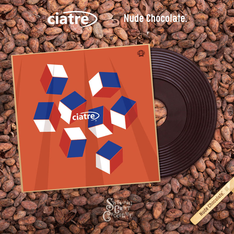 ciatre x Nude Chocolate」7インチレコードチョコレート | rit.