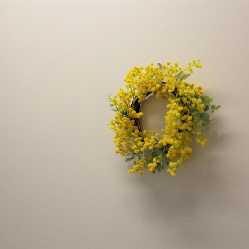春を告げる幸せのミモザのリースtype A Florist Irie