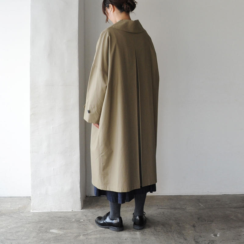 Honnete New Round Collar Coat ニューラウンドカラーコート