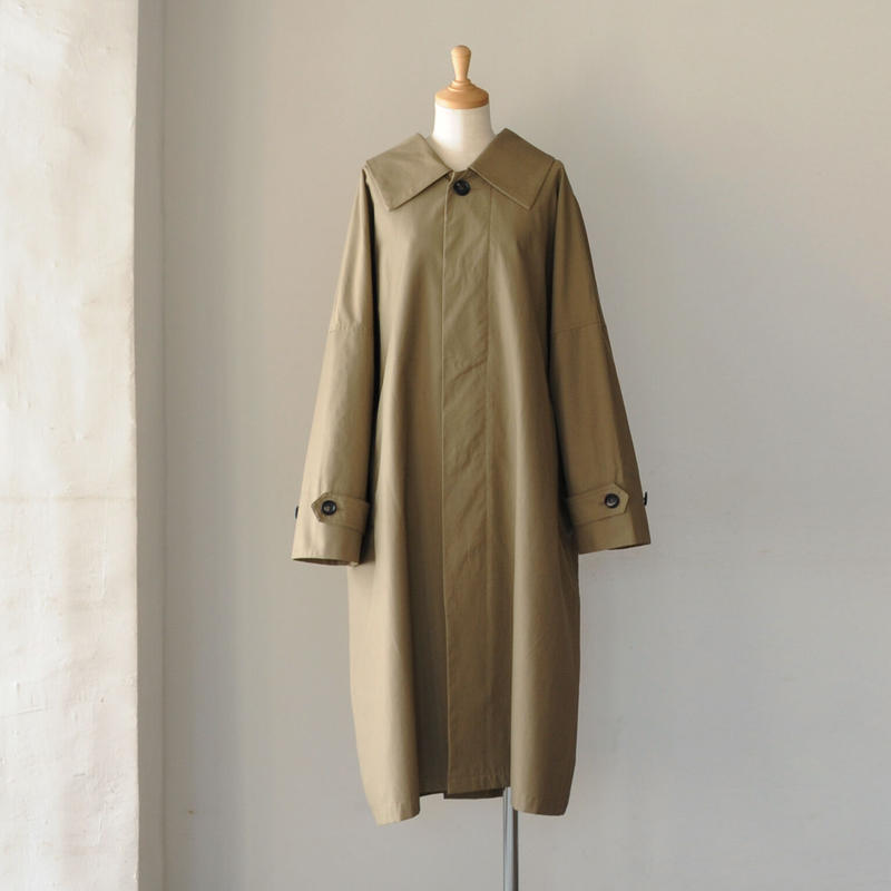 Honnete New Round Collar Coat ニューラウンドカラーコート