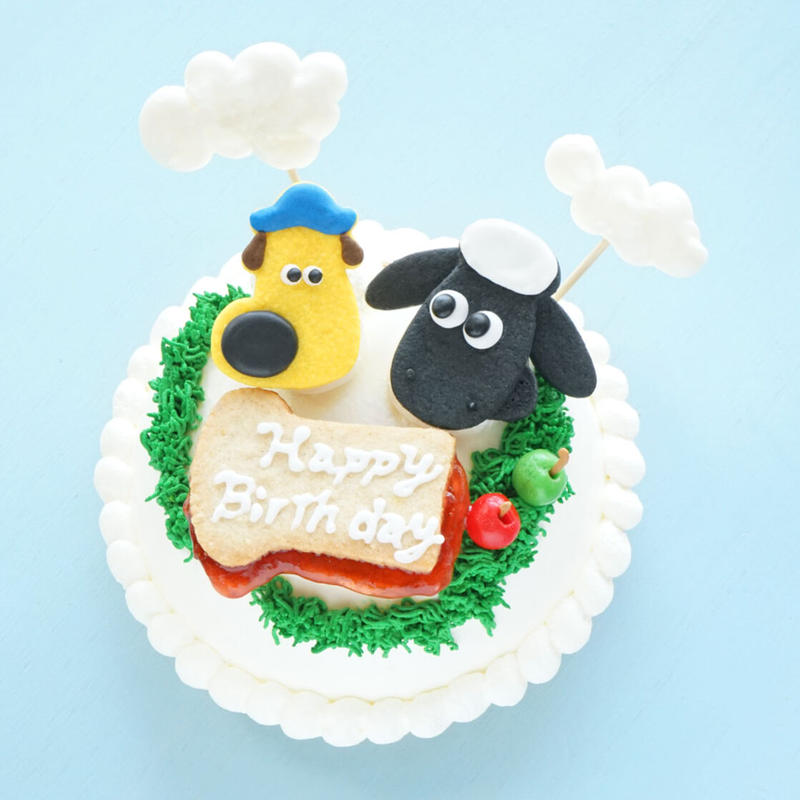 吉祥寺店受取のみ ショーンとビッツァーのピクニックバースデーケーキ 15cm 3 4名様用