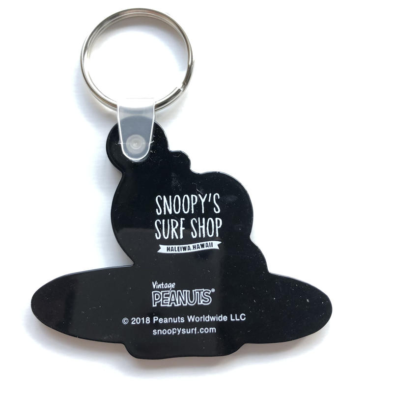 ハワイ Snoopy S Surf Shop スヌーピー キーリング キーホルダー Sun